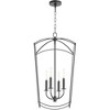Quorum Lighting Mantle 4 - Light Chandelier in  Matte Black - 2 of 4