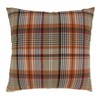 Saro Lifestyle Multi-Color Plaid Throw Pillow With Down Filling - image 2 of 3