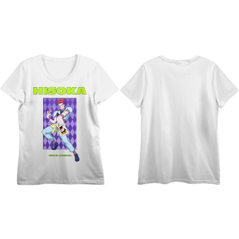 Hunter X Hunter Hisoka Purple Diamond Background Crew Neck Short