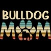 Women's Design By Humans Retro Bulldog Mom Paw Print By clickbong Racerback Tank Top - 2 of 2