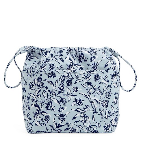 Vera Bradley Women's Cotton Pocket Ditty Bag Perennials Gray