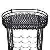 vidaXL Wine Rack with Glass Holder for 9 Bottles Metal - 4 of 4