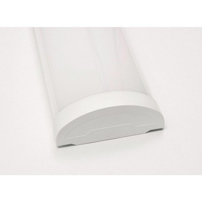 Pierce 24'' White Glass LED Linear Flush Mount