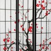 6 ft. Tall Flower Blossom Divider - Black: Oriental Furniture Hardwood Privacy Screen, No Assembly Required - image 3 of 3