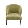 NicBex Mid-Century Modern Accent Chair, Round Back Lounge Chair with Wooden Legs & Plush Fabric Upholstery for Living Room, Bedroom, Office - 3 of 4