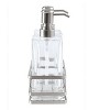 LunaLulinlk Clear Lotion Pump 2-Piece Set with Brushed Nickel Caddy - 3 of 4