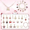Aoibox Christmas Advent Calendar 24 Piece Jewelry Set Countdown Kit DIY Charm Bracelet Necklace Pendant Ring for Girls Boys - 2 of 4