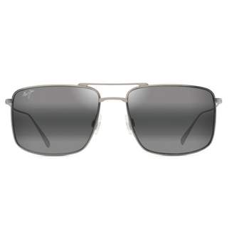 Maui Jim Moon Doggy Fashion Sunglasses - Gray Lenses With Silver