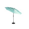XINGHANZHENXUAN khaki 3-Tier Auto-Tilt Patio Umbrella, Outdoor Market Table Umbrella with Crank Handle for Deck, Pool, Garden - 4 of 4