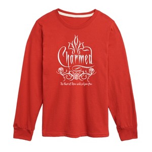 Boys' - Charmed - The Power of Three Will Set You Free Long Sleeve Graphic T-Shirt - 1 of 4