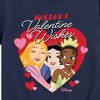 Girls' - Disney Princess - Kisses and Valentine Wishes Short Sleeve Graphic T-Shirt - 2 of 4