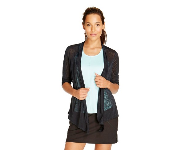 Women's Mimi Tissue Knit Wrap Black XS - Tulah by Soybu