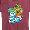 Women's - Teenage Mutant Ninja Turtles - So Board Short Sleeve Graphic T-Shirt - 2 of 4
