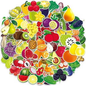 ArtCreativity Assorted Fruit & Vegetable Stickers (Set of 100) - 1 of 4