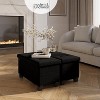 StorageBud Storage Ottoman for Bedroom End of Bed, Velvet Storage Bench, Large Storage Ottoman Bench, Entryway Bench with Storage - 3 of 4