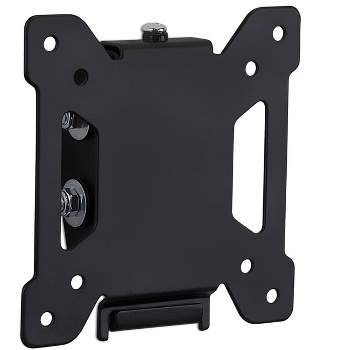 Mount-It! Tilting TV Wall Mount Bracket for Small TV and Computer Monitors, Low-Profile Design with Quick Release Function, Fits Up to 27 Inch Screens