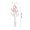 Unique Bargains Gradual Flame Hollow Comb Hair Brush 1 Pc - 2 of 4