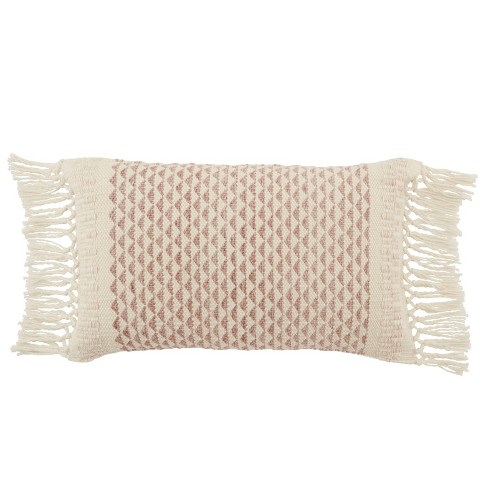 Throw Pillows Rhombic Jacquard Pillow With Insert Soft - Temu