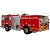 KME Predator Fire Engine #8 "LAFDt" Red "5 Alarm" Series Limited Edition to 750 pieces 1/64 Diecast Model by Iconic Replicas - 3 of 4