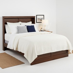 YOOCOZZ Queen Size Wood Murphy Bed Wall Bed with Gas Struts - 1 of 4