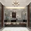 Rectangle Glossy Bathroom Mirrors For Wall Metal Frame Vanity Mirror Dressing Mirror,for Bathroom,Living Room,Bedroom-The Pop Home - 2 of 4