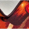 Home Mart Goods Brown Orange Washable Kitchen Runner Mat With Non-Slip Backing - 20"x55" - 4 of 4