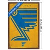 Trends International NHL St. Louis Blues - Logo 25 Framed Wall Poster Prints - 3 of 4
