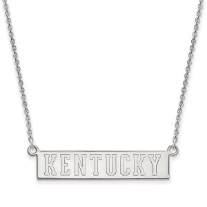 Black Bow Jewelry Sterling Silver Kentucky Wildcats NCAA Necklace 18 Inch - 1 of 4