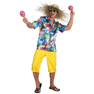 Mens Hawaii Shirt Adult Costume - 1 of 4