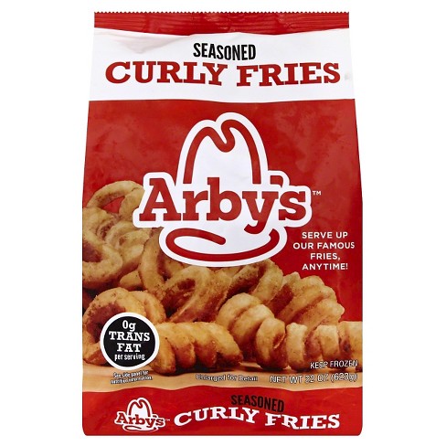 Arby's Seasoned Frozen Curly Fries - 22oz : Target