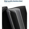 Gallon Stainless Steel Double Trash Can with Lid for Kitchen, Large Dual Trash and Recycle Bin Combo - 3 of 4