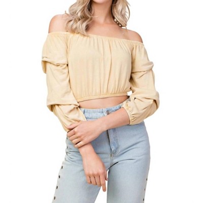 Women's Wild Child Crop Top - Honey Punch