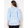 Catherines Women's Plus Size Soft Bliss Buttonfront Knit Blouse - 3 of 4