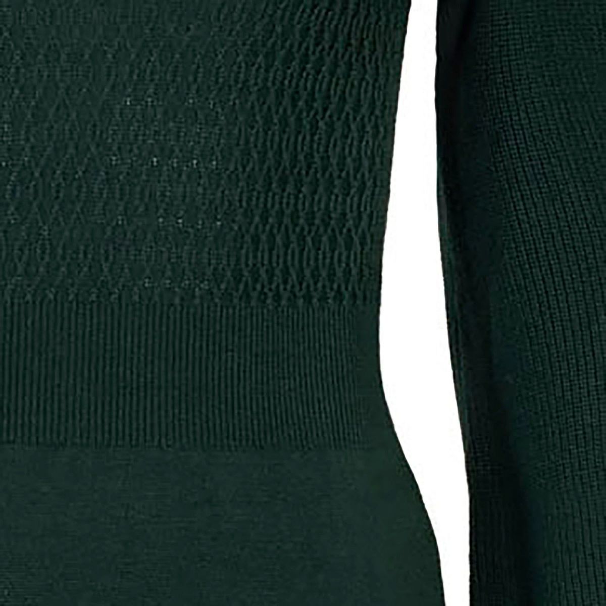 Hope & Henry Women's Organic Mock Neck Bodice Stitch Sweater Dress, Deep Green, 2 - thumbnail 7