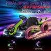 Resenkos Electric Ride-on Kart,24V 7.5 MPH Electric Go Kart with Adjustable Seat, Drifting Car Battery Powered Ride on Toy, White - 2 of 4