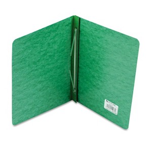 ACCO Pressboard Report Cover Prong Clip Letter 3" Capacity Dark Green 25976 - 1 of 3