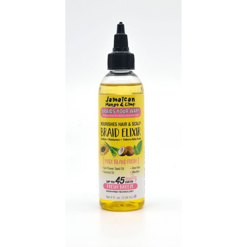 Jamaican Mango &#38; Lime Braid Elixir Anti-Frizz Treatment - 4oz, 1 of 5
