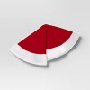 Christmas Plush with Fur Trim Tree Skirt Red and White - Wondershop™ - 3 of 4