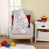 Universal Curious George White, Blue, Red, and Yellow Balloons, Bananas and Hats Super Soft Cuddly Plush Baby Blanket - 4 of 4