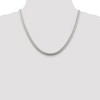 Black Bow Jewelry Men's 6mm Sterling Silver Solid Classic Round Snake Chain Necklace - 2 of 4