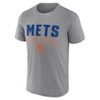 MLB New York Mets Men's Gray Athletic T-Shirt - 2 of 3