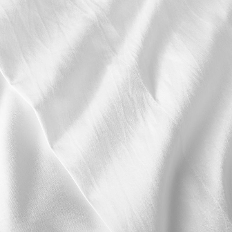 500 Thread Count Washed Supima Sateen Solid Pillowcase Set - Casaluna™, 5 of 6