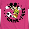 Girls' - Disney - Game Face Soccer Fitted Short Sleeve Graphic T-Shirt - 2 of 4