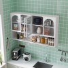 Bella Depot 47.25" Wall-mounted Glass Cabinet Storage - 4 of 4