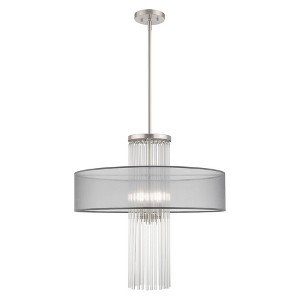 Livex Lighting Alexis 4 - Light Chandelier in  Brushed Nickel - 1 of 1