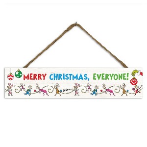 Creative Products The Grinch Merry Christmas 17 x 3.5 Dr. Seuss Outdoor/Indoor Hanging Sign - 1 of 1