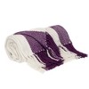 Parkland Collection,Transitional Stripe Rectangle Throw - 2 of 4