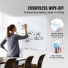 VEVOR Magnetic Glass Whiteboard, Dry Erase Board 48"x32", Wall-Mounted Large White Glassboard Frameless, with Marker Tray, an Eraser and 2 Markers - 3 of 4