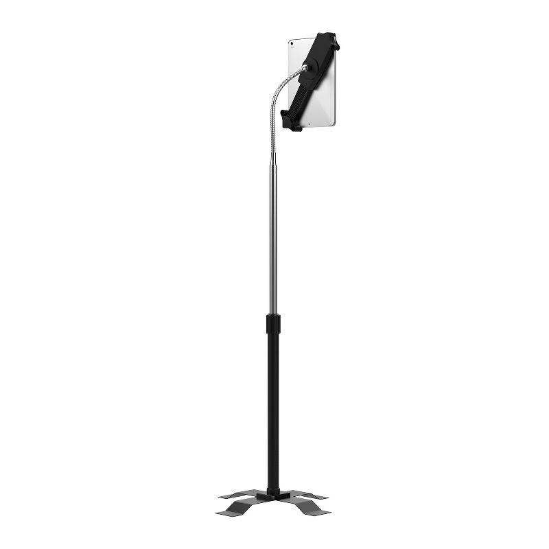 CTA Digital® Height-Adjustable Gooseneck Floor Stand for 7-In. to 13-In. Tablets, 3 of 11