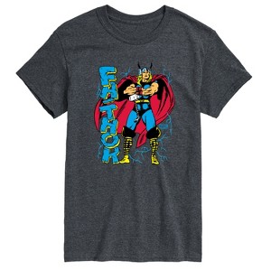 Men's - Marvel - Thor Fathor Short Sleeve Graphic T-Shirt - 1 of 4